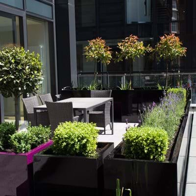 Bespoke Corten Steel Effect Planters